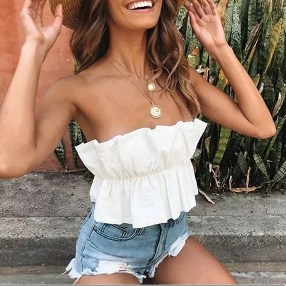 Tiered Ruffle Top - Picture 3 of 8